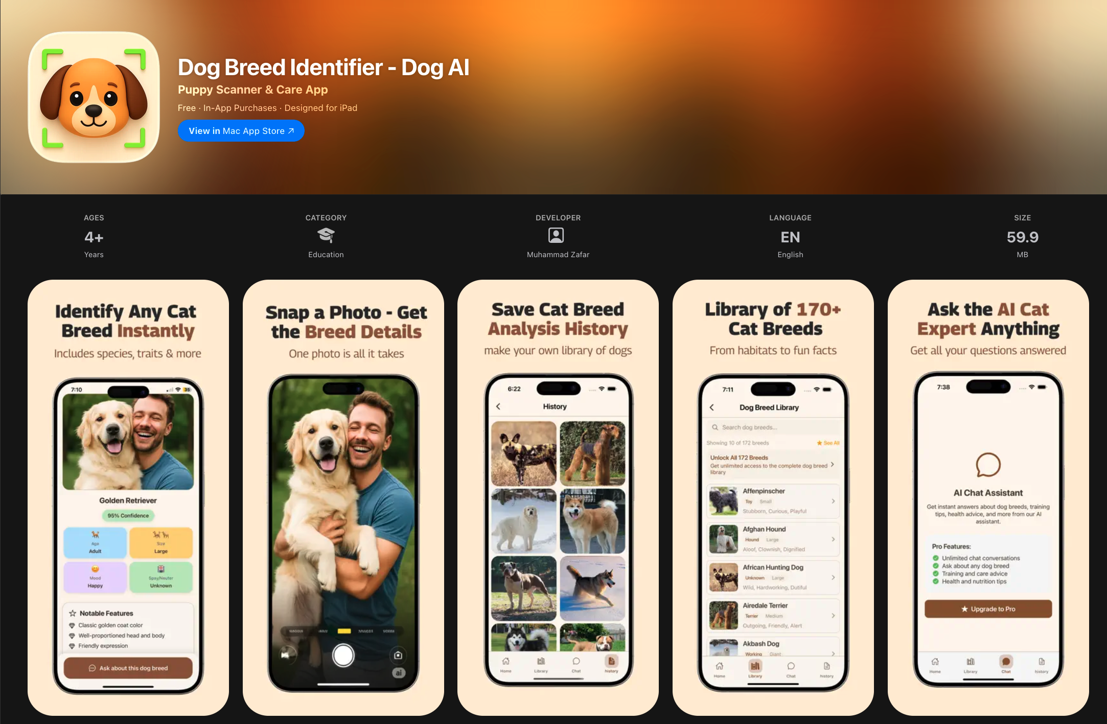 Dog Breed Identifier - Dog AI cover