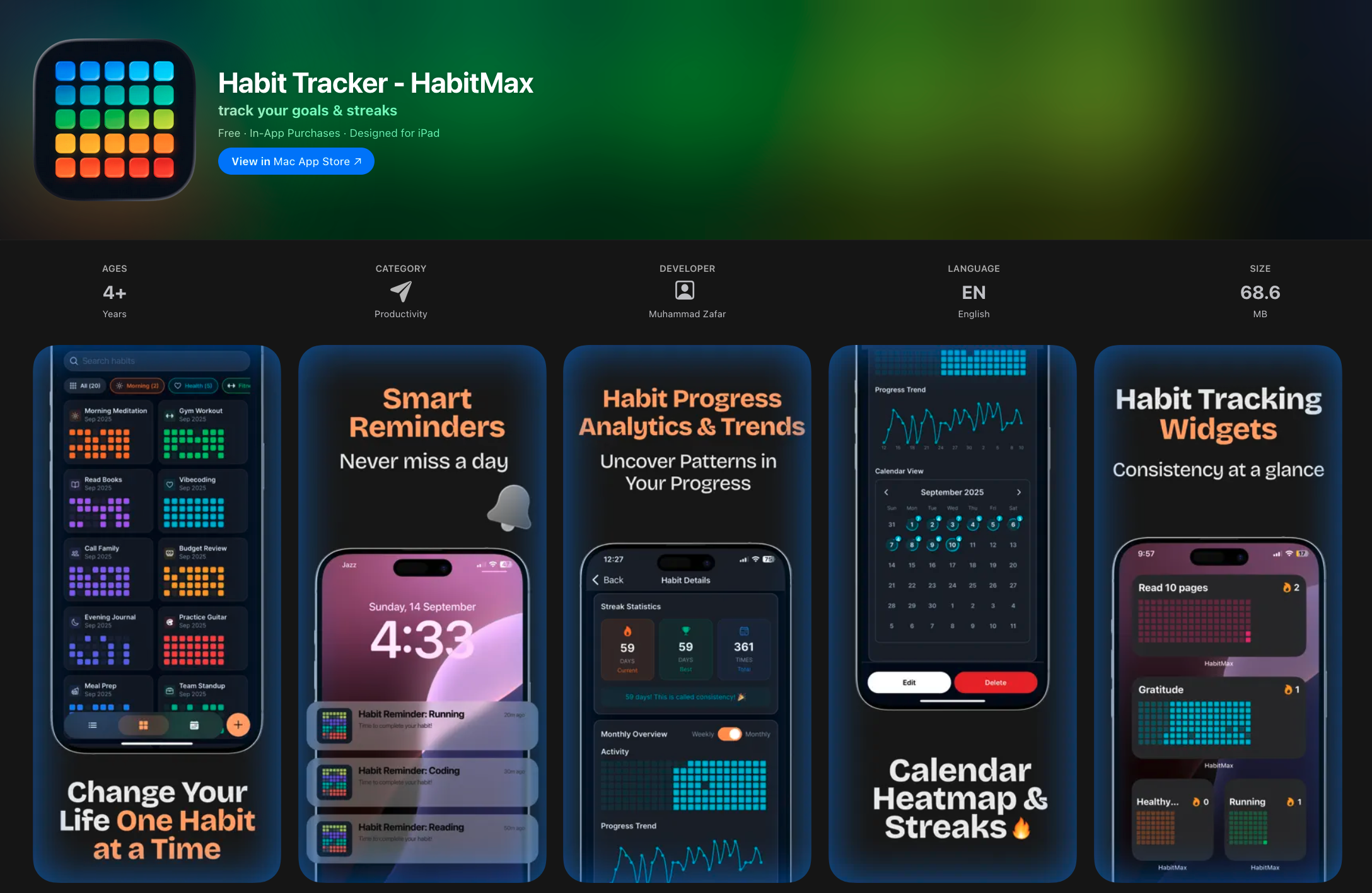 Habit Tracker - HabitMax cover